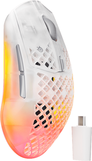 SteelSeries Aerox 3 Gen 2 Kabellose Gaming-Maus Ghost