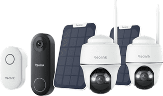 Reolink Argus B430 Doppelpack + Solar Panel + D340W + Chime