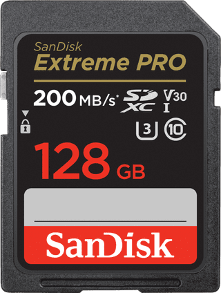 SanDisk SDXC Extreme Pro 128GB 90 MB/s