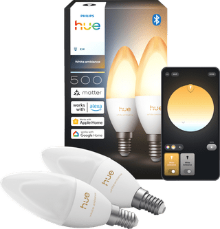 Philips Hue Candle Light White Ambiance E14 Duo Pack