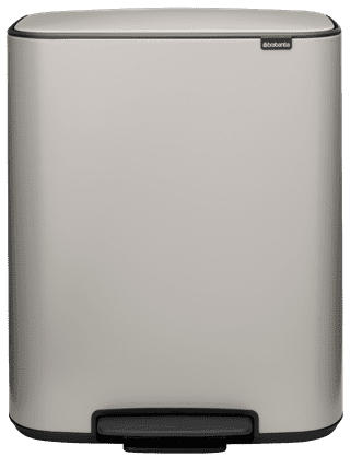 Brabantia Bo Mülleimer 60 Liter Soft Grey