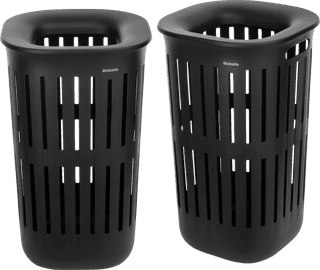 Brabantia Collect-It Wäschekorb 55 Liter - 2er-Set - Black