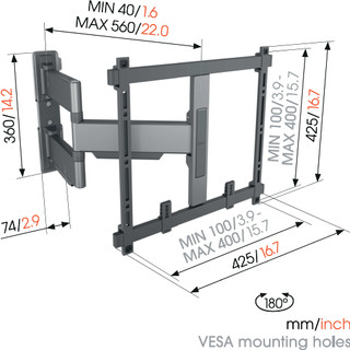 Vogel's Elite 5445 Black