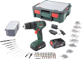 Bosch UniversalImpact 18 SystemBox 210-teilig (Akku-Schlagbohrer)