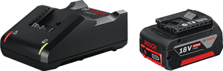 Bosch Professional 18V 4,0 Ah GBA-Akku und Schnellladegerät
