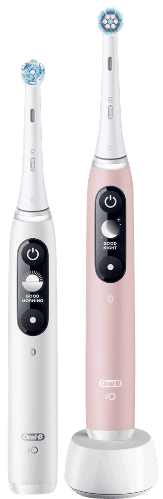 Oral-B iO Series 6N Doppelpack Weiß + Rosa