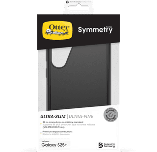 OtterBox Symmetry Samsung Galaxy S25 Plus Backcover mit Magnet Schwarz