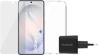 Samsung Galaxy S26 256GB White 5G + Complete Accessory Pack