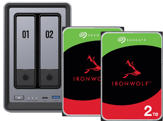 UGREEN NASync DXP2800 + Seagate IronWolf 2TB Duo Pack
