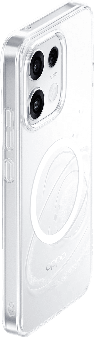 OPPO Reno16 F Backcover mit Magnet Transparent