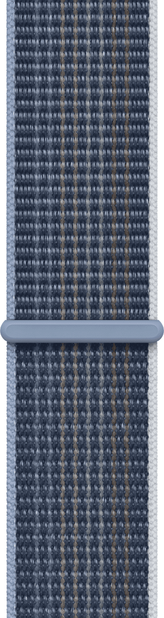 Apple Watch 44/45/46mm Nylon Sport Loop Watch Strap Storm Blue
