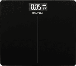 Silvergear Body Scale + LCD Backlight Screen Black