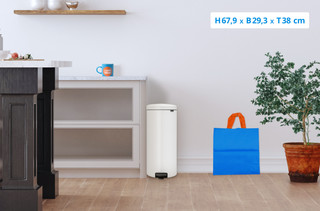 Brabantia NewIcon Treteimer 30 Liter White