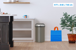 Brabantia Touch Bin 60 Liter Platinum