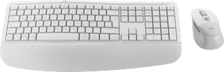 Logitech MK880 Signature Comfort Plus Kabellose Tastatur und Maus Combo Offwhite QWERTZ