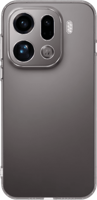 Just in Case Soft Design OPPO Find X9 Pro Back Cover Transparent