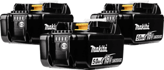 Makita BL1850B LXT 18V 5.0Ah battery 3-pack
