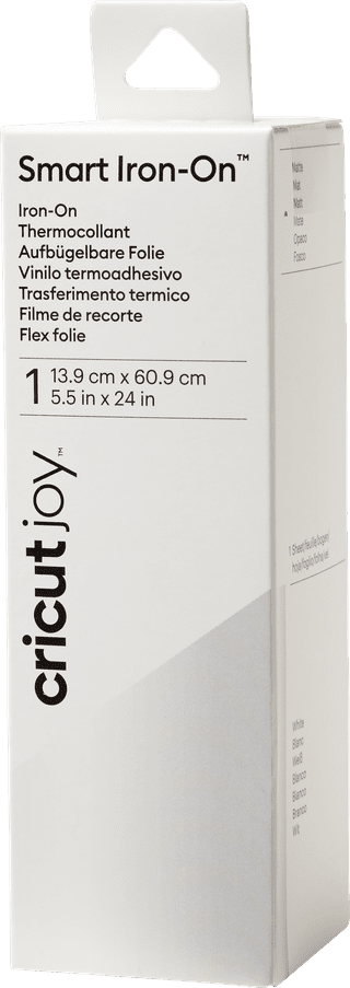 Cricut Joy Smart Iron-On Weiß 14 cm x 60 cm