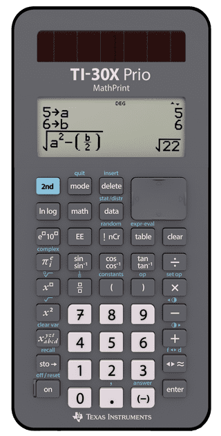 Texas Instruments CTI-30X Pro MathPrint FC Taschenrechner