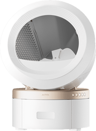 Mova Automatisches Katzenklo LR10 Prime Weiß