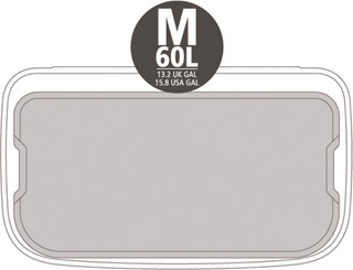 Brabantia Bo Mülleimer 60 Liter Soft Grey