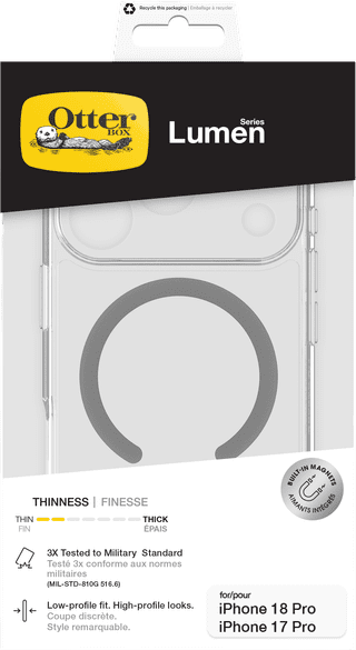 Otterbox Lumen iPhone 18 Pro / 17 Pro Backcover Transparent
