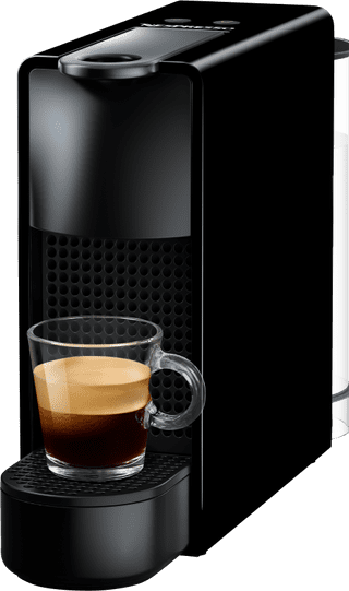Krups Nespresso Essenza Mini XN1118 Schwarz + Milchaufschäumer