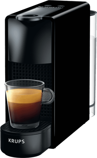 Krups Nespresso Essenza Mini XN1118 Schwarz + Milchaufschäumer