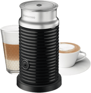 Krups Nespresso Essenza Mini XN1118 Schwarz + Milchaufschäumer