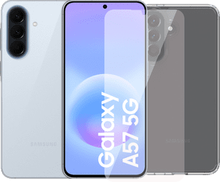 Samsung Galaxy A57 256GB Hellblau 5G + Zubehörset