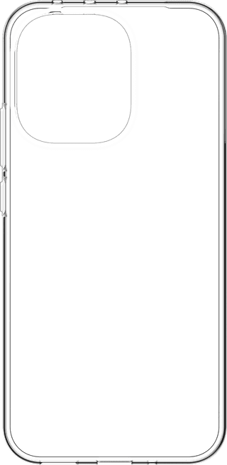 Just in Case Soft Design OPPO Reno15 Pro Back Cover Transparent