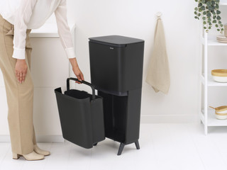 Brabantia SortUp Recycle Hi Mülleimer 20+25L Grau