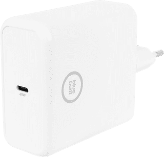 BlueBuilt Power-Delivery-Ladegerät mit USB-C-Anschluss 60 W Weiß