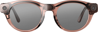 HTC VIVE Eagle KI-Brille Sonnenbrille Rund Braun
