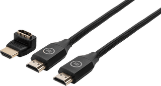 BlueBuilt HDMI-Kabel 4K 60 Hz Nylon 15 Meter + 90-Grad-Adapter
