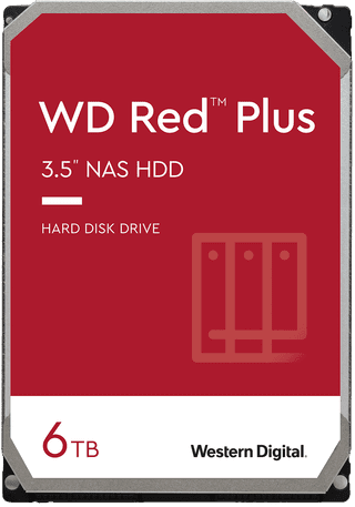 WD Red Plus WD60EFPX 6 TB
