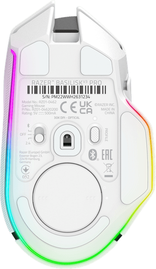 Razer Basilisk V3 Pro Wireless Gaming Mouse - White