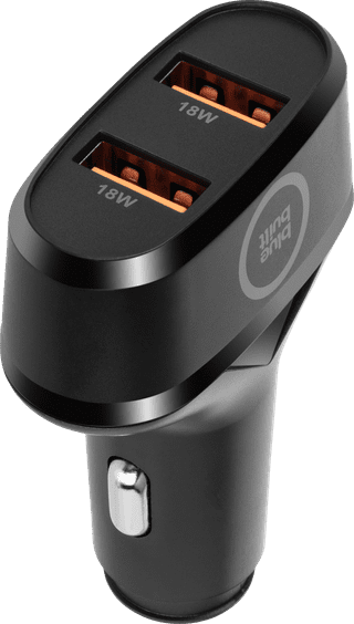 OtterBox Phone Mount Car with MagSafe Magnet + BlueBuilt Car Charger Quick Charge