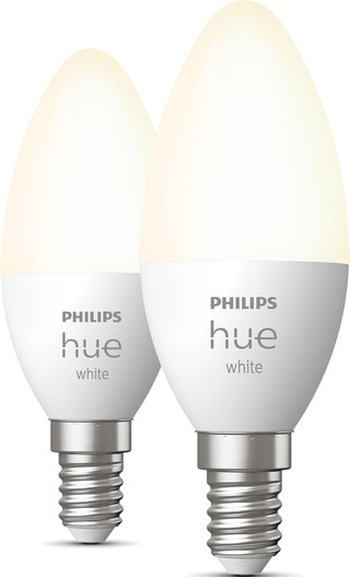 Philips Hue Kerzenlampe White E14 Doppelpack