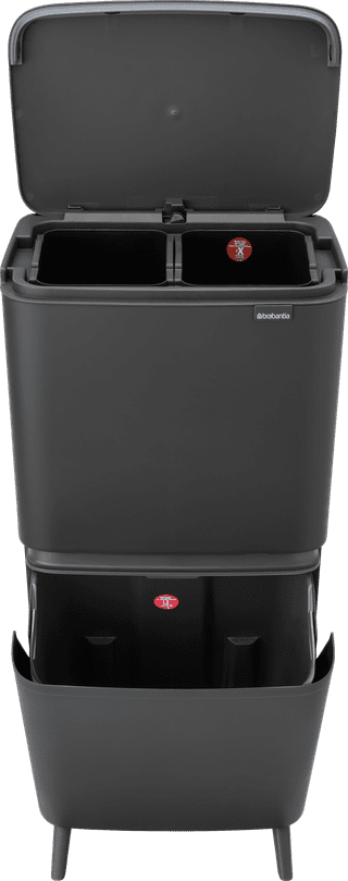 Brabantia SortUp Recycle Hi Mülleimer 20+25L Grau