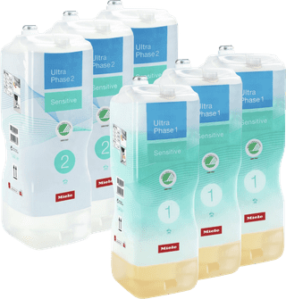 Miele Set UltraPhase Sensitive 1 und 2 (6 Flakons) - Halbjahresvorrat