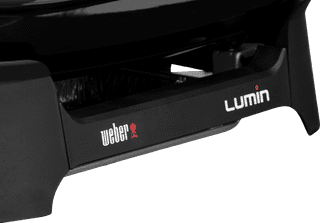Weber Lumin Schwarz mit Untergestell