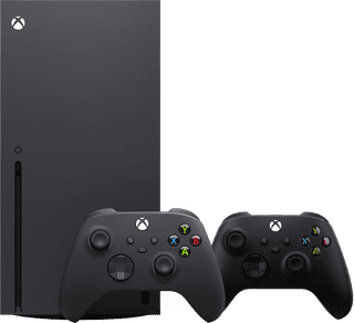 Xbox Series X + Microsoft Xbox Controller Schwarz