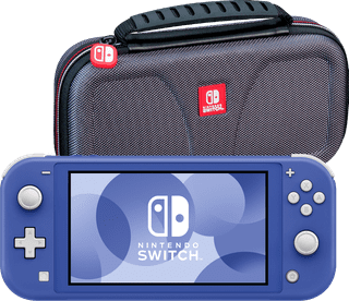 Nintendo Switch Lite Blau + Bigben Schutztasche