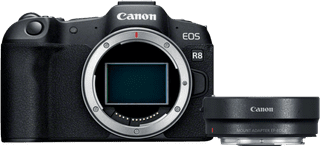 Canon EOS R8 + EF-EOS R Adapter