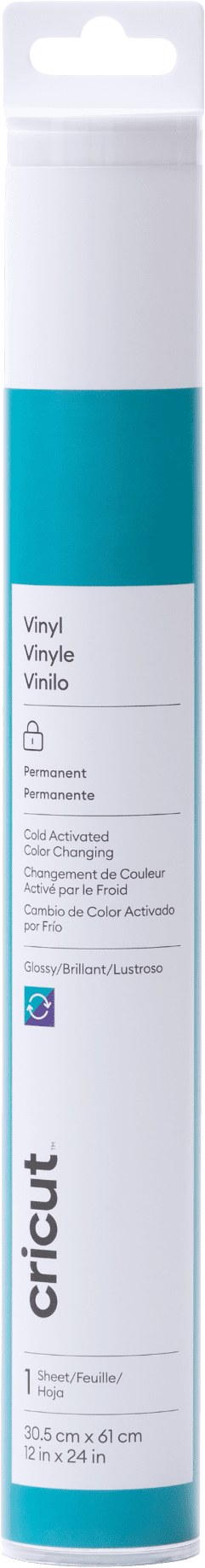 Cricut Farbveränderndes Vinyl (kalt), Permanent Lila 30x60 cm
