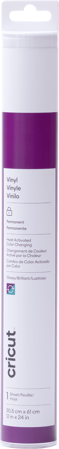 Cricut Color Changing Vinyl (Hot) Permanent Purple 30x60cm
