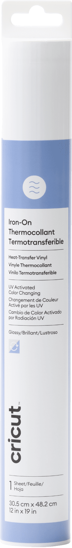 Cricut Farbveränderndes Iron-On (UV-aktiviert) Pastellblau 30x48 cm