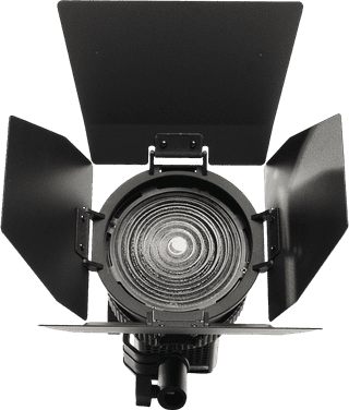 Nanlite FL-11 Fresnel Lens with Barndoors (FM mount)