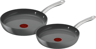 Tefal Renew+ Ceramic Frying Pan Set 24cm + 28cm
